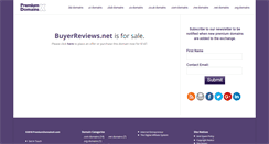 Desktop Screenshot of buyerreviews.net