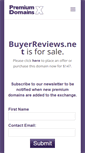 Mobile Screenshot of buyerreviews.net