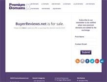 Tablet Screenshot of buyerreviews.net